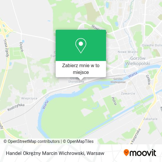 Mapa Handel Okrężny Marcin Wichrowski