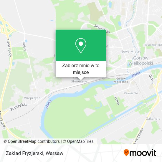 Mapa Zaklad Fryzjerski