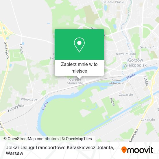 Mapa Jolkar Uslugi Transportowe Karaskiewicz Jolanta