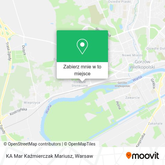 Mapa KA Mar Kaźmierczak Mariusz