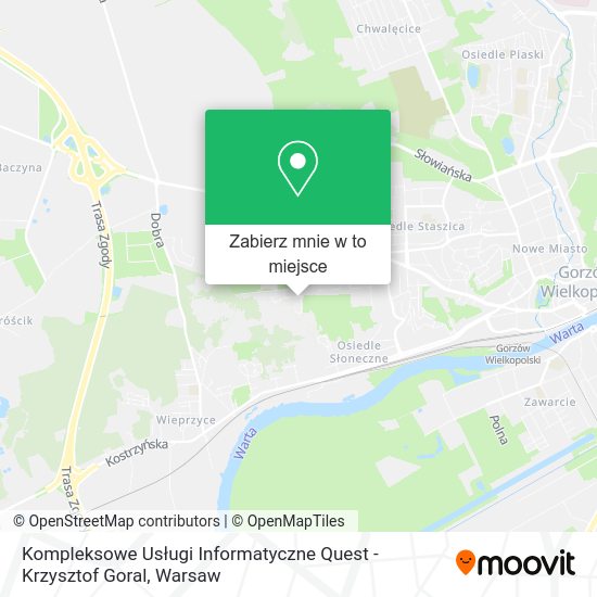 Mapa Kompleksowe Usługi Informatyczne Quest - Krzysztof Goral