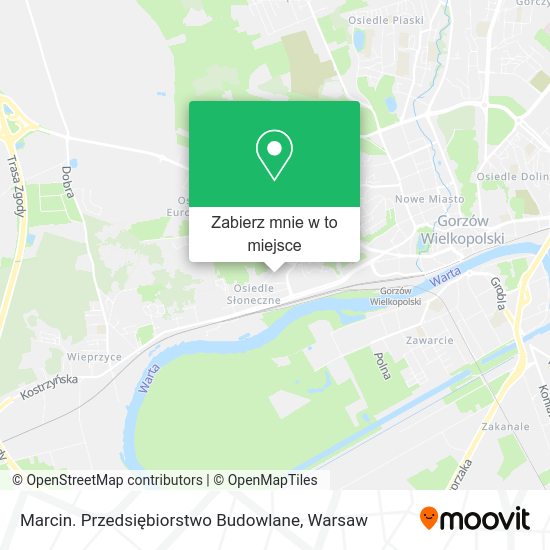 Mapa Marcin. Przedsiębiorstwo Budowlane