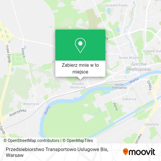 Mapa Przedsiebiorstwo Transportowo Uslugowe Bis