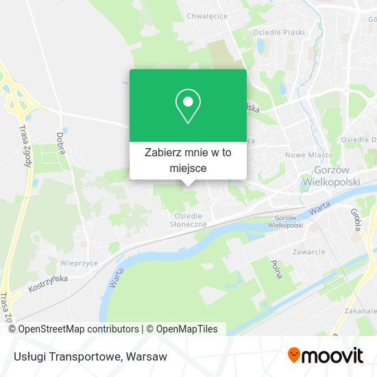 Mapa Usługi Transportowe