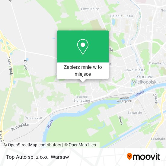 Mapa Top Auto sp. z o.o.