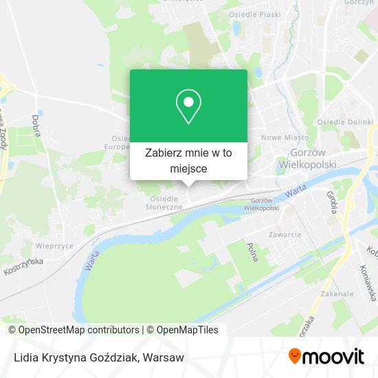 Mapa Lidia Krystyna Goździak