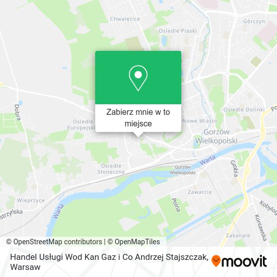 Mapa Handel Usługi Wod Kan Gaz i Co Andrzej Stajszczak