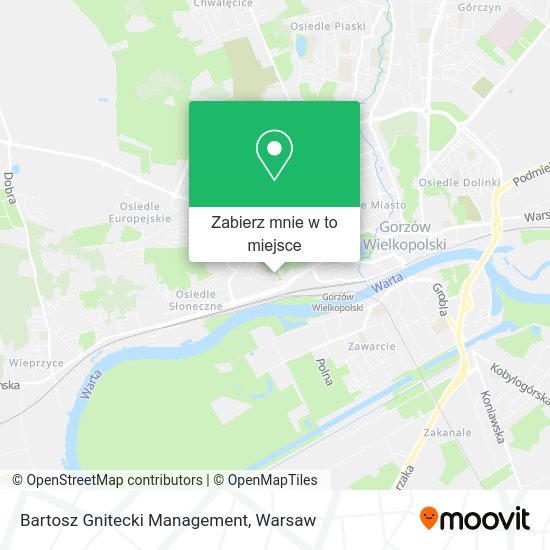 Mapa Bartosz Gnitecki Management