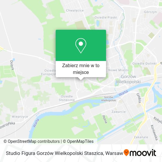 Mapa Studio Figura Gorzów Wielkopolski Staszica