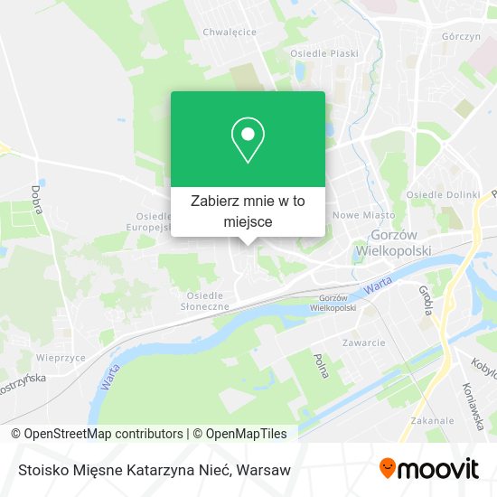 Mapa Stoisko Mięsne Katarzyna Nieć