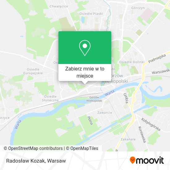 Mapa Radosław Kozak