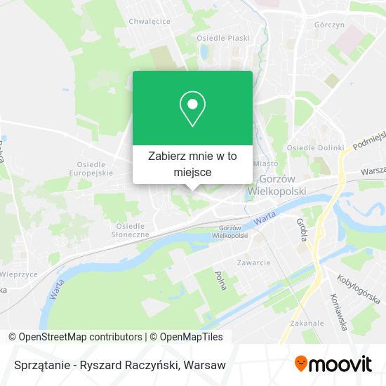 Mapa Sprzątanie - Ryszard Raczyński