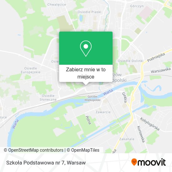 Mapa Szkoła Podstawowa nr 7