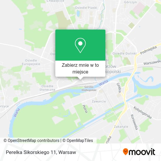 Mapa Perelka Sikorskiego 11