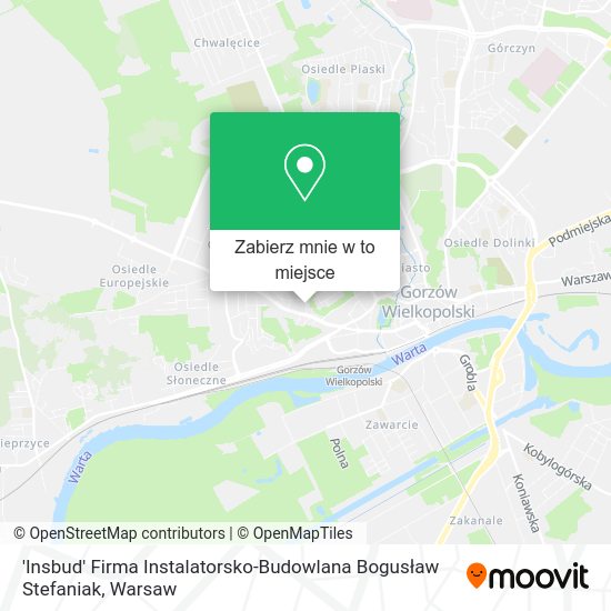 Mapa 'Insbud' Firma Instalatorsko-Budowlana Bogusław Stefaniak