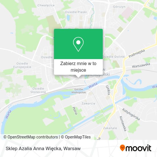 Mapa Sklep Azalia Anna Więcka