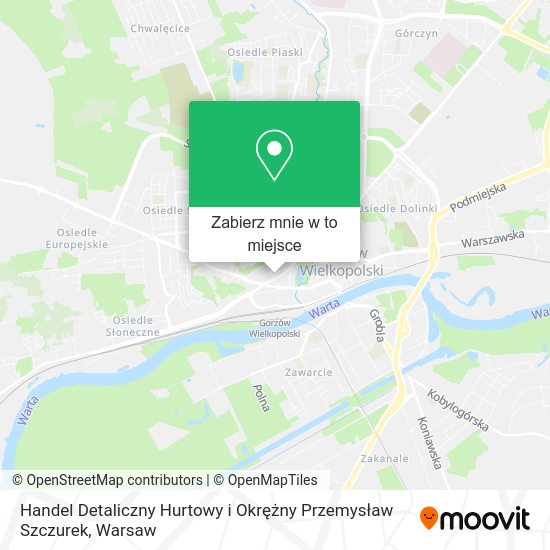 Mapa Handel Detaliczny Hurtowy i Okrężny Przemysław Szczurek