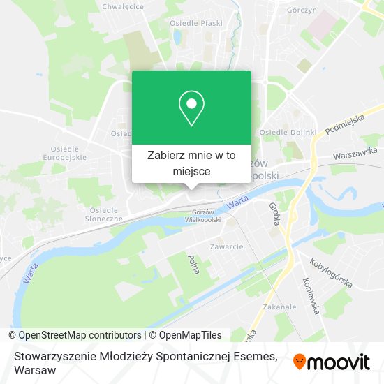 Mapa Stowarzyszenie Młodzieży Spontanicznej Esemes