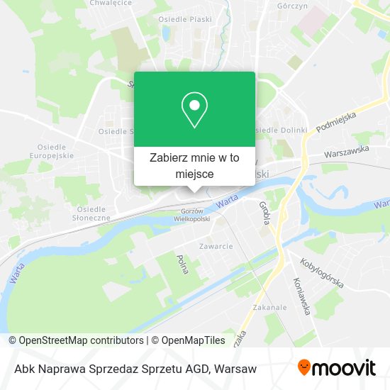 Mapa Abk Naprawa Sprzedaz Sprzetu AGD