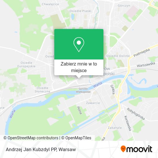 Mapa Andrzej Jan Kubzdyl PP