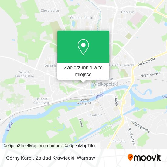 Mapa Górny Karol. Zakład Krawiecki