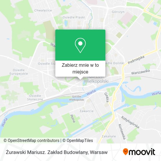 Mapa Żurawski Mariusz. Zakład Budowlany