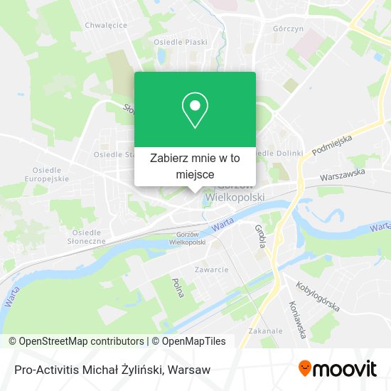 Mapa Pro-Activitis Michał Żyliński