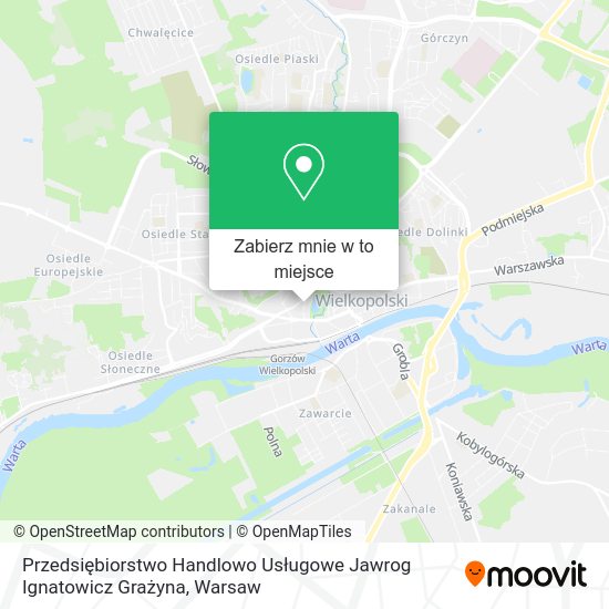 Mapa Przedsiębiorstwo Handlowo Usługowe Jawrog Ignatowicz Grażyna