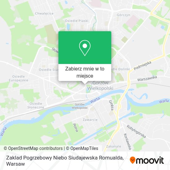 Mapa Zaklad Pogrzebowy Niebo Siudajewska Romualda