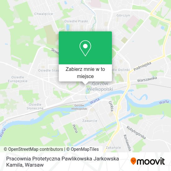 Mapa Pracownia Protetyczna Pawlikowska Jarkowska Kamila