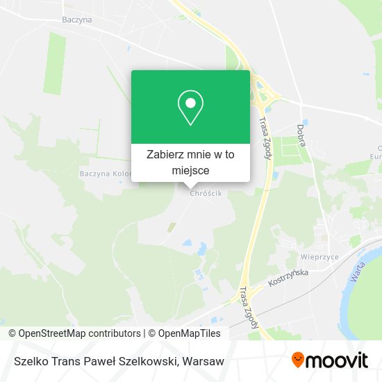 Mapa Szelko Trans Paweł Szelkowski