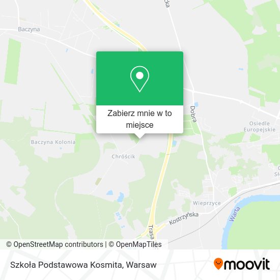 Mapa Szkoła Podstawowa Kosmita