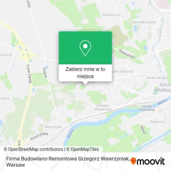 Mapa Firma Budowlano-Remontowa Grzegorz Wawrzyniak