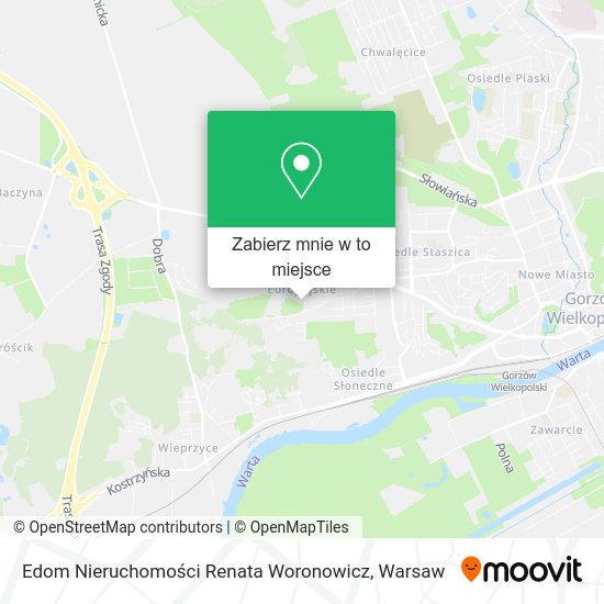 Mapa Edom Nieruchomości Renata Woronowicz