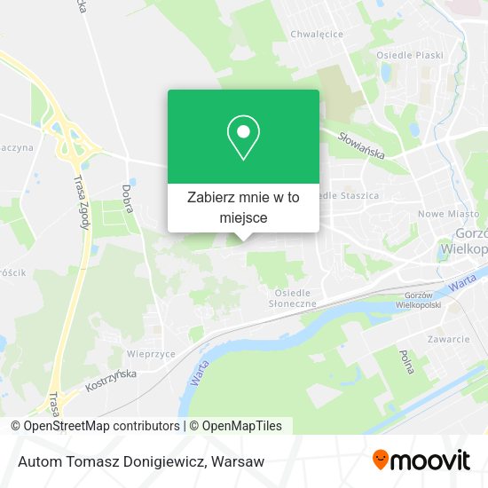 Mapa Autom Tomasz Donigiewicz