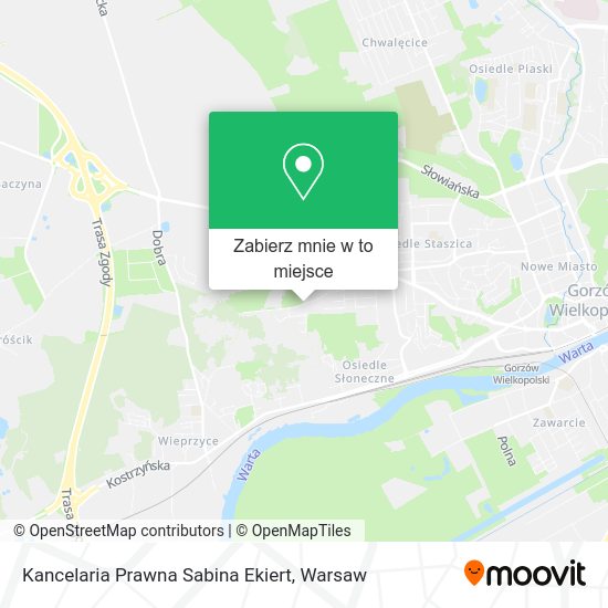 Mapa Kancelaria Prawna Sabina Ekiert