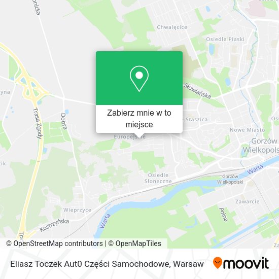 Mapa Eliasz Toczek Aut0 Części Samochodowe