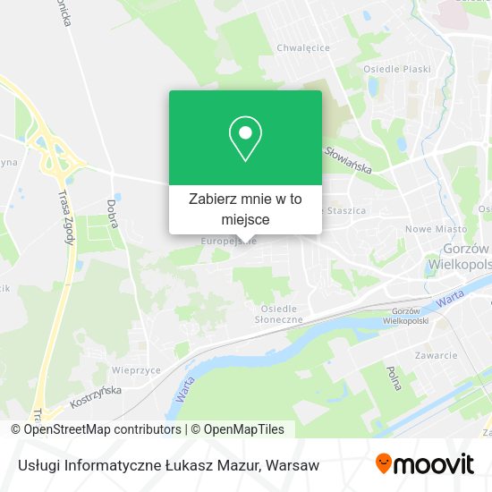 Mapa Usługi Informatyczne Łukasz Mazur