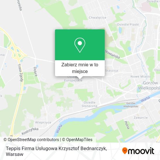 Mapa Teppis Firma Usługowa Krzysztof Bednarczyk