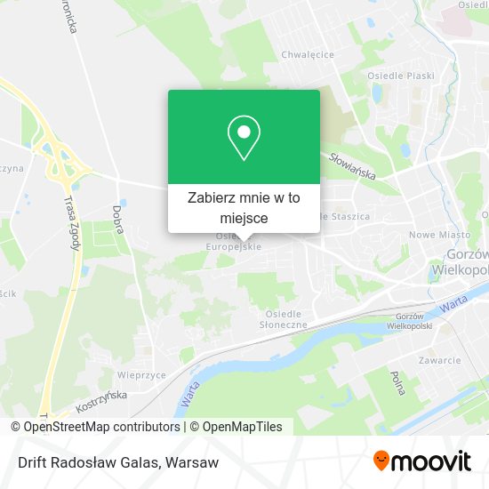 Mapa Drift Radosław Galas