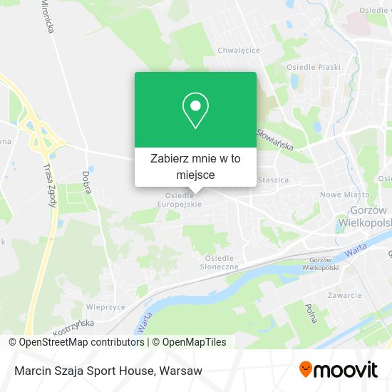 Mapa Marcin Szaja Sport House