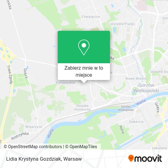 Mapa Lidia Krystyna Gozdziak