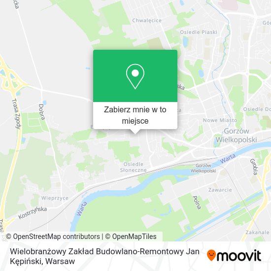 Mapa Wielobranżowy Zakład Budowlano-Remontowy Jan Kępiński