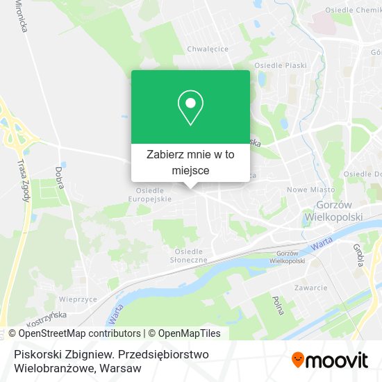 Mapa Piskorski Zbigniew. Przedsiębiorstwo Wielobranżowe