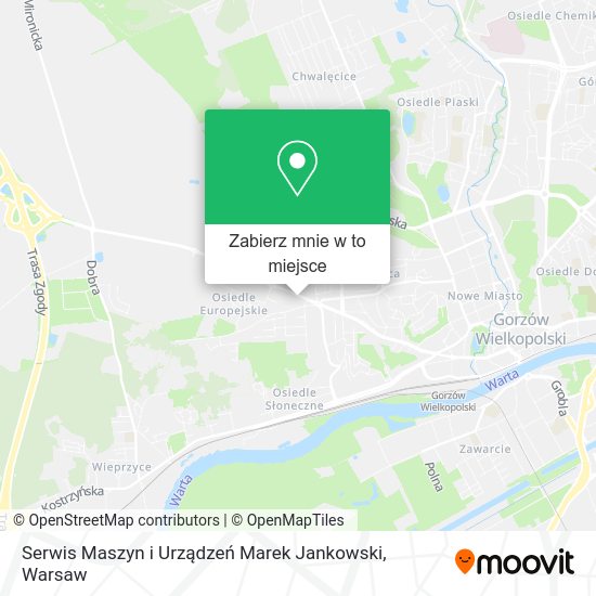 Mapa Serwis Maszyn i Urządzeń Marek Jankowski