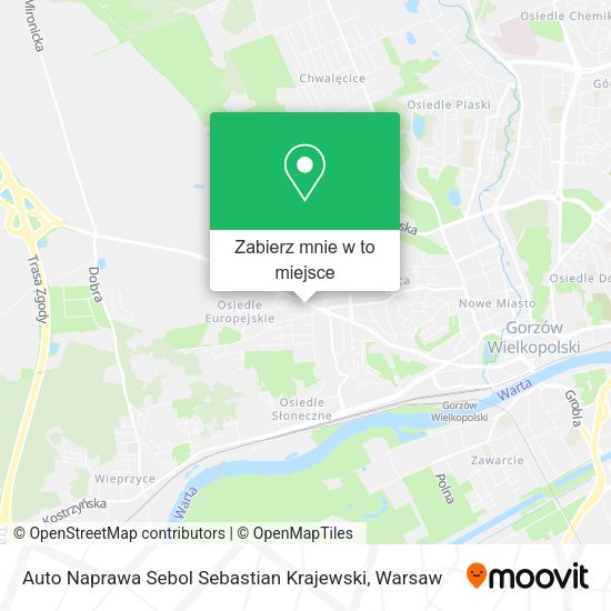 Mapa Auto Naprawa Sebol Sebastian Krajewski