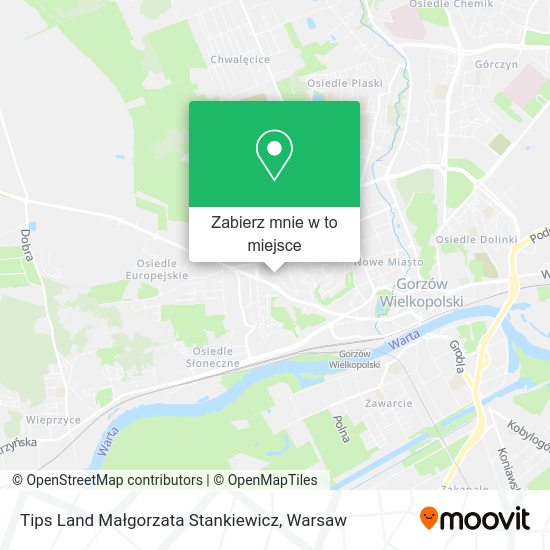 Mapa Tips Land Małgorzata Stankiewicz