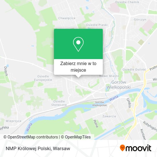 Mapa NMP Królowej Polski