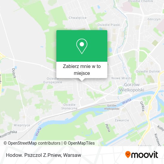 Mapa Hodow. Pszczol Z.Pniew