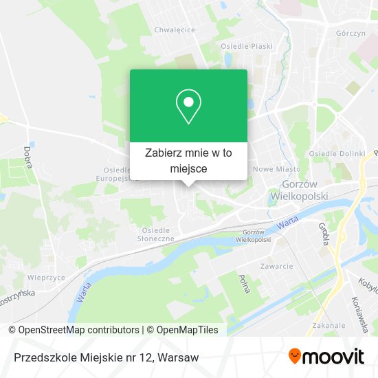 Mapa Przedszkole Miejskie nr 12